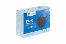 KN95 Black Face Mask FDA/CDC APPENDIX A APPROVED (20 Pack)