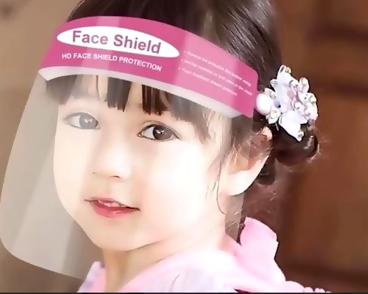 Kids Pink Face Shield
