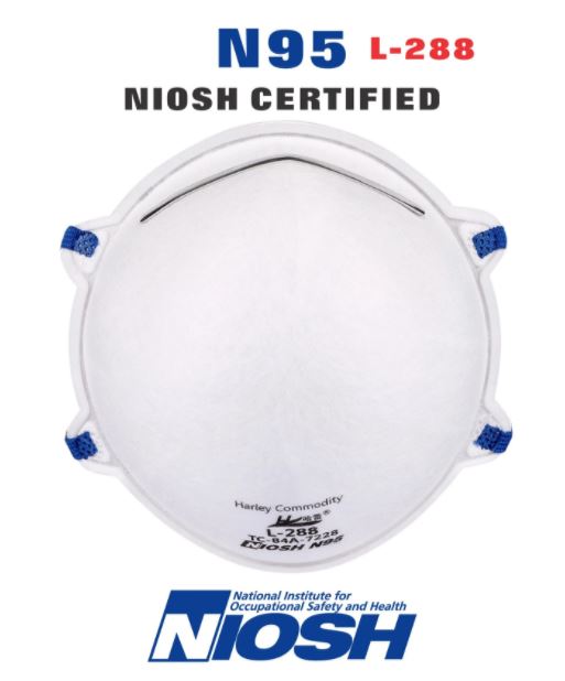 Harley N95 NIOSH Mask Hard Shell L-288