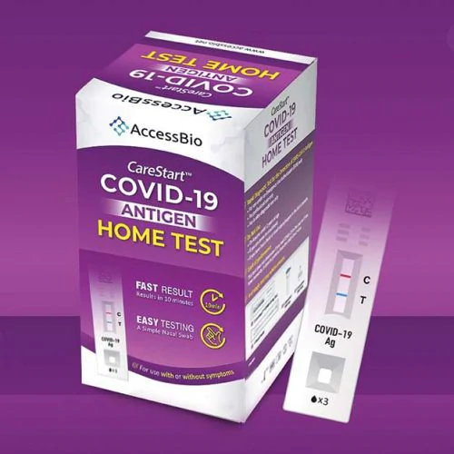 2 pack of Carestart COVID-19 antigen test by Access Bio — N95 Medical ...