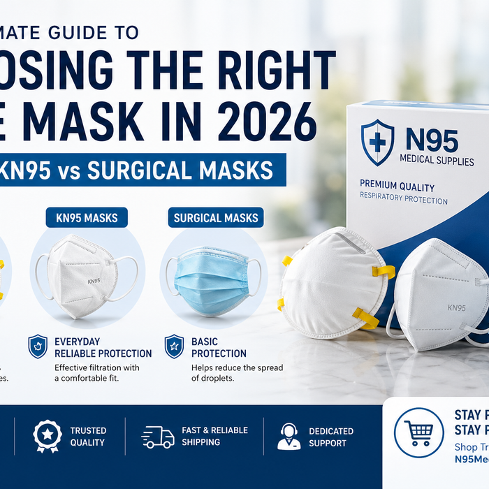The Ultimate Guide to Choosing the Right Face Mask in 2026: N95 vs KN95 vs Surgical Masks