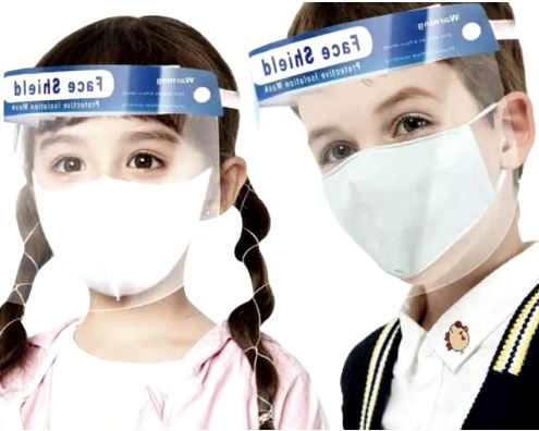 Face Shield (2 Pack) - Kids (Blue or Pink) $5.95