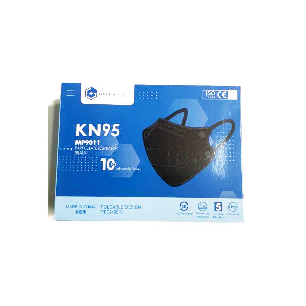 50 Kids+ 50 Adult KN95 Black Face Mask C.E Approval FFP2 Safety Respirator  