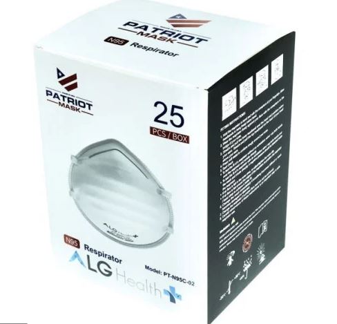 SMALL ADULT SIZE Masks ALG Hard Cup Shell (25 Pack)